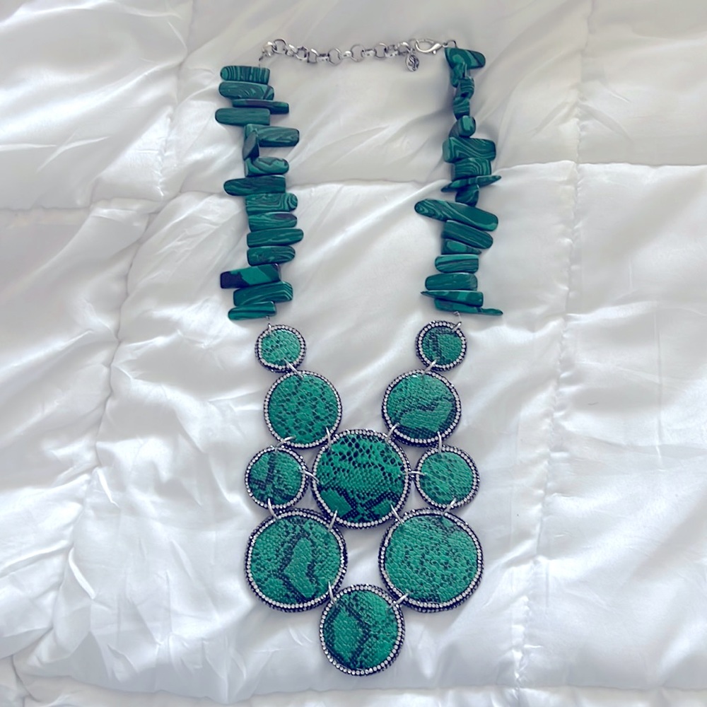 Sassy Jones Green Tizani Necklace